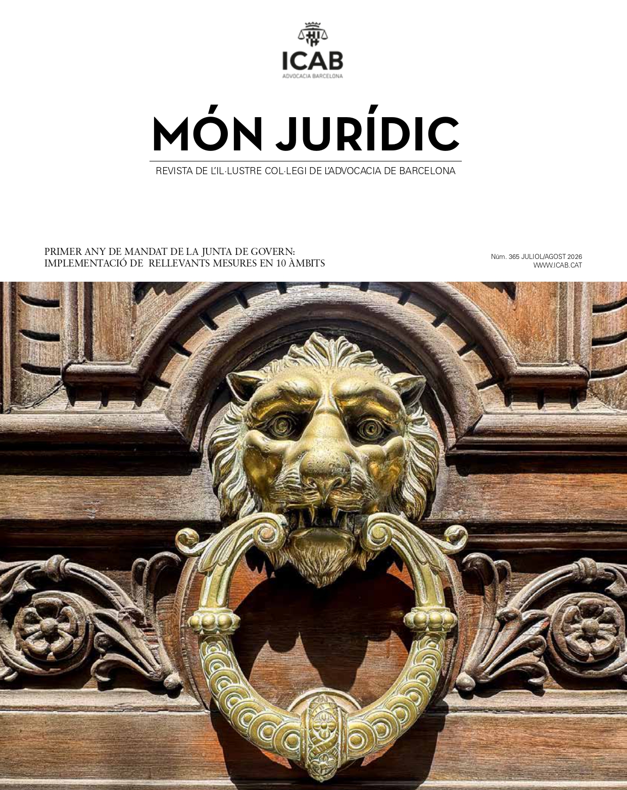 Revista Món Jurídic ICAB Revista Món Jurídic ICAB